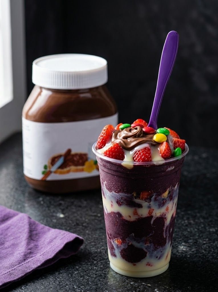 Açaí com coberturas