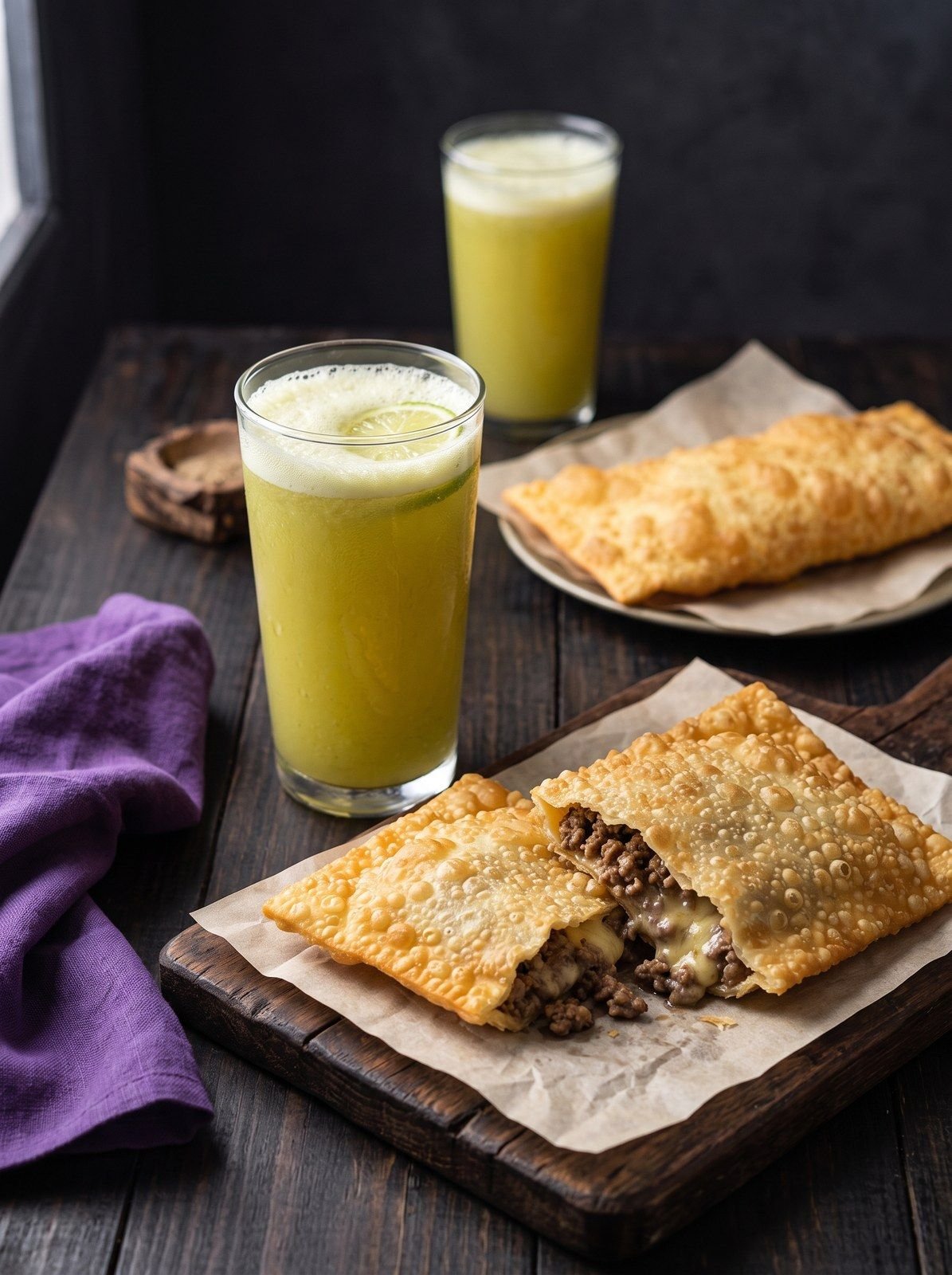 Pastel e caldo de cana